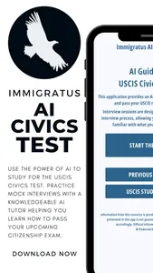 Immigratus AI Civics Test screenshot 0