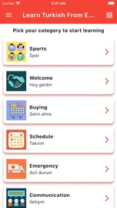 Learn Turkish From English screenshot 0