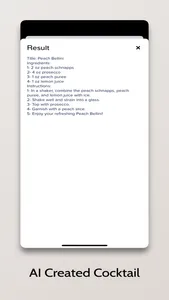 AI Cocktail Guide | Recipe screenshot 4
