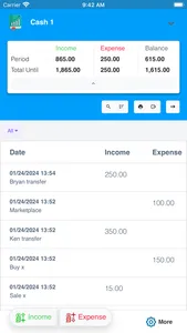 Cashbook Lite - Expense/Income screenshot 0
