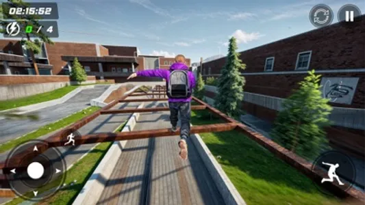 Going Up Rooftop Parkour Games screenshot 1
