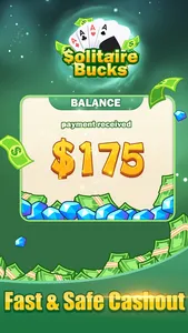 Solitaire Bucks: Win Real Cash screenshot 1