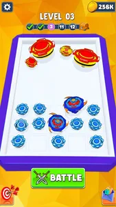 Merge & Battle Spinner Game screenshot 1