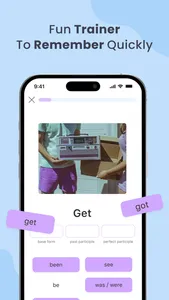 Irregular Verbs Tutor A1-B2 screenshot 1