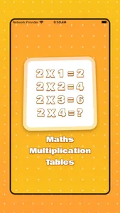 Maths Multiplication Table screenshot 0