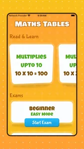 Maths Multiplication Table screenshot 1