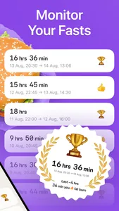 Intermittent Fasting Planner + screenshot 3