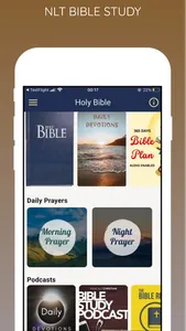 Bible NLT: with study tools screenshot 0