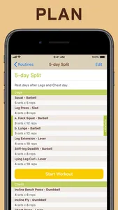 LiftRep: Gym Workout Tracker screenshot 0