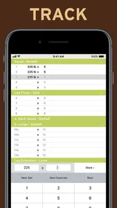 LiftRep: Gym Workout Tracker screenshot 1