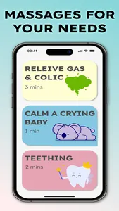 Baby Massage & Tracker screenshot 1