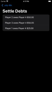 Poker Balance Calculator screenshot 2