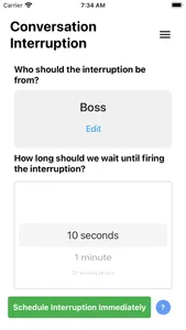 Conversation Interruption screenshot 0
