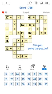 Cross Number - Math Puzzle screenshot 2