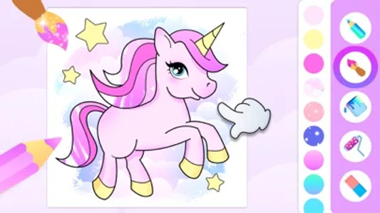 Coloring Book for Girl Unicorn screenshot 0