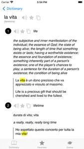 Italian Pro：dictionary tutor screenshot 1