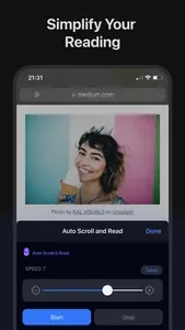 Auto Scroll and Read screenshot 1