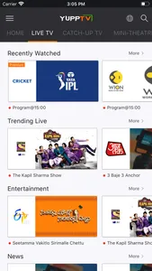 YuppTV - Live TV & Movies screenshot 1