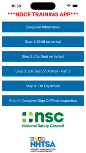NDCF Training screenshot 1