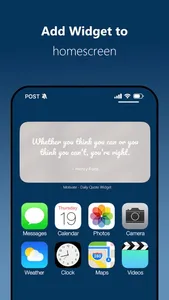 Motivate - Daily Quotes Widget screenshot 1