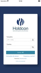 Holdcon Adm screenshot 1