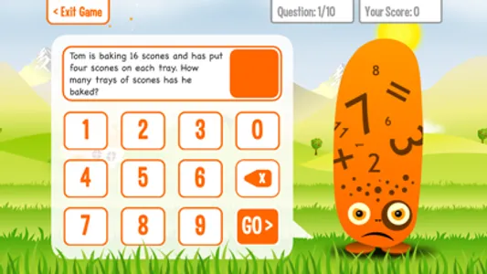 Squeebles Multiplication screenshot 2