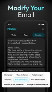 Mailbot - AI Email Writer screenshot 1
