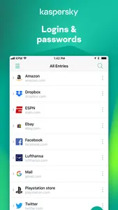 Kaspersky Passwords & Docs screenshot 3