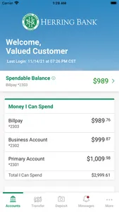 Herring Bank Mobile Banking screenshot 2