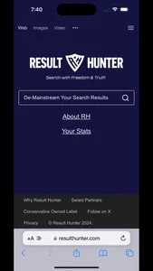 Result Hunter Search Engine screenshot 0