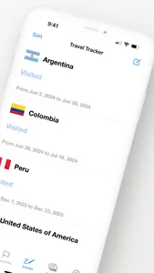 Been and Lived Travel Tracker screenshot 1