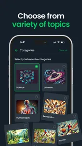 Facts & micro learning: Clevio screenshot 3