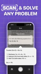 AI Math Homework Solver App screenshot 1