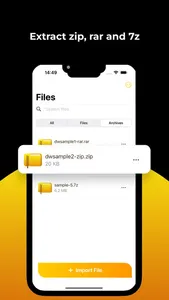 Rar Opener - 7z, Zip Extractor screenshot 1