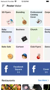 Poster Maker, Flyer Maker App screenshot 0