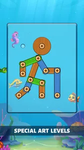 Ocean Wood Screw - Nuts Bolts screenshot 0