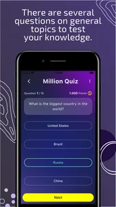 Million Quiz General Questions screenshot 1