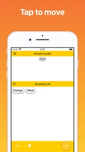 Just Tap Shopping List screenshot 1