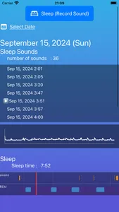 Sleep Sound Recorder screenshot 1