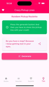 Crazy Pickup Lines screenshot 1