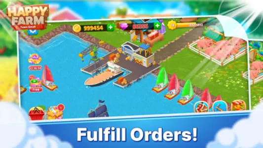 Happy Farm - Small Town screenshot 3