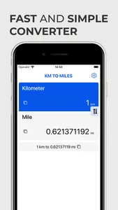 Km to Miles Converter screenshot 1