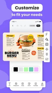 Menu Maker - Design,Templates screenshot 1
