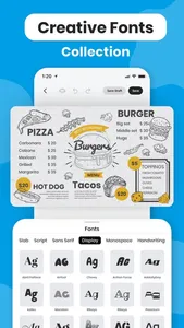 Menu Maker - Design,Templates screenshot 4