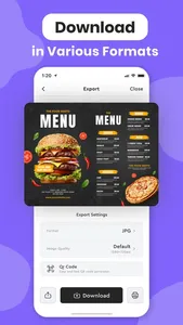 Menu Maker - Design,Templates screenshot 5