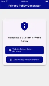 Privacy Policy Generator Tools screenshot 0