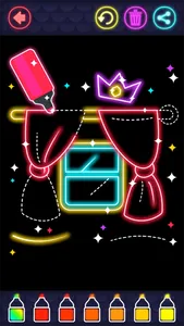 Bedroom Coloring game screenshot 3