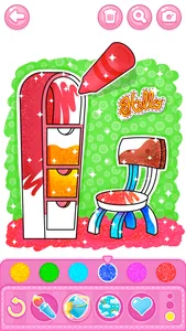 Bedroom Coloring game screenshot 4