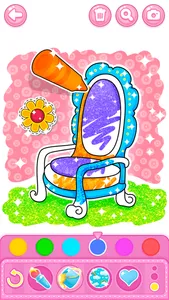 Bedroom Coloring game screenshot 5