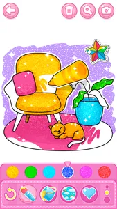 Bedroom Coloring game screenshot 6